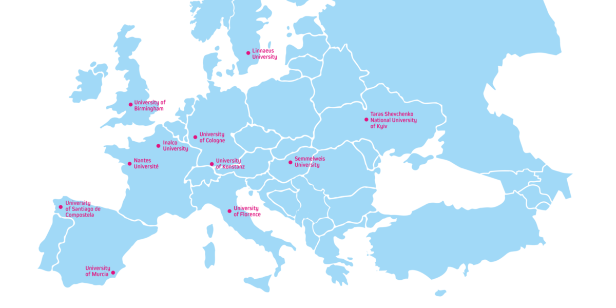 Grafische Darstellung der Kooperationsallianz-Mitglieder EUniWell